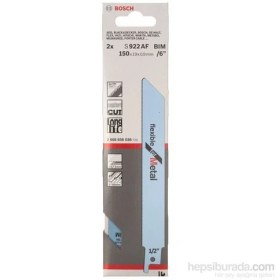 Resim Bosch - Flexible Serisi Metal İçin Tilki Kuyruğu Bıçağı S 922 Af - 2'Li Paket 