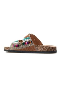 Resim Guja Kadın Taş Detaylı Tokalı Günlük Terlik 25y 25y102-2 Z Camel Camel 