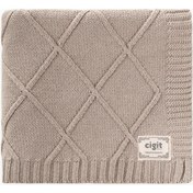 Resim Triko Battaniye 80x100 Cm A Bej Bej 