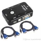Resim 2 Port Usb Kvm Switch 2 Pc Kasa Tek Kontrol + 2 Adet Vga Kablo Kargo Bedava! Aynı Gün Kargo! 24 Saatte Adrese Teslim