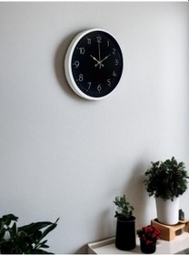 Resim 36 Cm Dekoratif Sade Duvar Saati Çok Renkli 