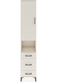 Resim Arges Dolap 3 Raflı 3 Çekmeceli Tek Askılı 44x30x221 Aytaşı-a... Aytaşı 