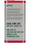 Resim Fanfaro FF6719-5ME API SN ACEA C3 5W-30 Motor Yağı 5 L 