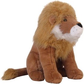 Resim Oturan Aslan Kahve Peluş 50 Cm 