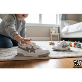 Resim Stoxstore Çocuk Spor Ayakkabı Hafif Rahat Taban Günlük Kullanım Erkek Kız Çocuk Sneaker 