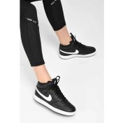 Resim Nike Wmns Court Vision Mid Kadın Sneaker Ayakkabı CD5436-001-SIYAH 