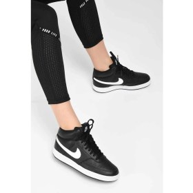 Resim Nike Wmns Court Vision Mid Kadın Sneaker Ayakkabı CD5436-001-SIYAH 