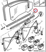 Resim PEUGEOT 206 5K ÖN KAPI CAMI SOL (ORJİNAL) 