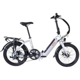 Resim Alba Fold X Premium Katlanır Elektrikli Bisiklet Gümüş Lcd Gösterge 12.8ah Batarya, Hd Fren Antrasit - Gri 