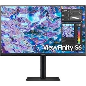 Resim VIEWFINITY S6 LS27B610EQUXUF 27" 5MS 75HZ QHD AMD FREESYNC HAS PIVOT IPS LED MONİTÖR 