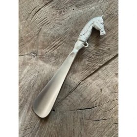 Resim DMR Gümüş Renk Ayakkabı Çekeceği Pirinç Ayakkabı Çekecek Kerata 23CM 