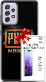 Resim Samsung Galaxy A52 Kılıf Orijinal Seri Pubg 14 Logo Cover Kılıf + Ön Ekran Koruyucu 