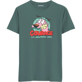 Resim Courage Dog - Regular Tshirt - XL / Yeşil 