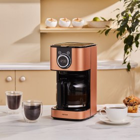Resim Karaca Series 2303 Inox Filtre Kahve Makinesi Bronze 