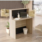 Resim Robin Home Verona Ofis Karşılama Bankosu Meşe-siyah 