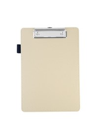 Resim Sekreterlik,a5 Küçük Boy,kapaksız,a5 Clipboard Vegan Suni Deri,17,5x24,5 Cm.,bej 