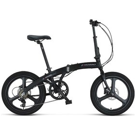 Resim Mosso Marıne-20-hyd-7v Katlanır Bisiklet 310h 20 Jant 7 Vites Siyah Lıme Çok Renkli 