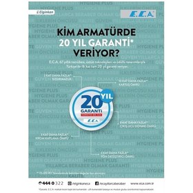 Resim Eca Tiera Yüksek Tip Lavabo Bataryası Krom - Siyah 103588002 