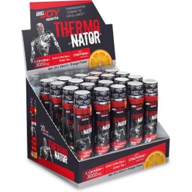Resim Bigjoy Sports Thermonator L-Karnitin 40ml Shot Portakal (20li Kutu) 