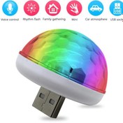 Resim Araç Içi Mini Disko Topu Usb Girişli Sese Duyarlı Er Light X