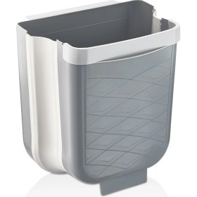 Resim Mutfak Katlanır Çöp Kovası Qlux Katlanır Çöp Kovası Asılabilir (Dolap Kapağına) Çöp Kovası 