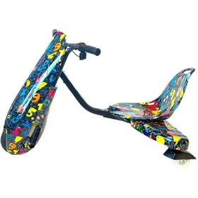 Resim Citymate Drift Car Elektrikli Kaykay Drift Scooter Bluetooth Grafity Desenli Kasa D10 