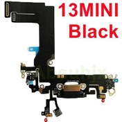 Resim Tkgz iPhone Uyumlu 13 Mini Full Şarj Soketi Siyah 