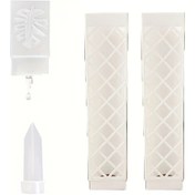 Resim Cloud011 Transparan Beyaz D Seklinde Kendinden Sulamali Yosunlu Tırmanıcı Bitki Desteği 