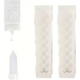 Resim Cloud011 Transparan Beyaz D Seklinde Kendinden Sulamali Yosunlu Tırmanıcı Bitki Desteği 