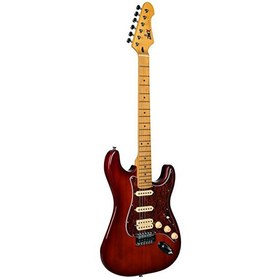 Resim Dmx Guitars DAS 100 Cherry Burst Elektro Gitar (Taşıma Çantası Hediyeli) 