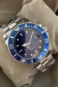 Resim Leerybee Rolex Model Çelik Kordon Takvimli Klasik Erkek Kol Saati Spor Metal Saat Siyah Özel Hediye Kutususet 