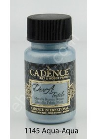 Resim 1145 Aqua - Cadence Dora Metalik Kumaş Boyası 