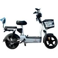 Resim Karoval Kıtty Gri Elektrikli Motosiklet 350 W 48v12ah Batarya 150 kg Taşıma Kapasitesi 