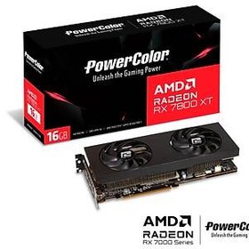 Resim PowerColor RX7800XT 16G-P 16GB GDDR6 256Bit Ekran Kartı 