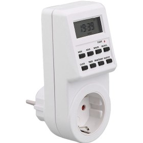 Resim Samdoo "programlanabilir Zamanlayıcılı Priz - Lcd Ekranlı, 3680w Güç, Hassas Kontrol" 