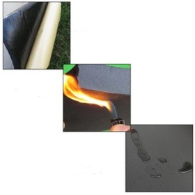 Resim Oto Araç Karavan Ev Kaput Ses Yalıtım Süngeri Yapışkanlı Alev Almaz 9mm 100x150cm 