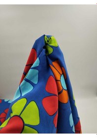 Resim Desenli Viskon Empirme Kumaş Çift En 