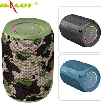 Geeroyoo Zealot S32 Pro Taşınabilir Bluetooth Hoparlör: Ipx5 Suya Dayanıklı, Mıc/tf Kart/usb/aux, İos & Android Uyumlu