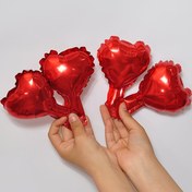 Resim 50 adet 12.7 cm Kalp Şeklinde Alüminyum Folyo Balonlar, Sevgililer Günü, Doğum Günü, Düğün, Nişan, Yılbaşı, Mezuniyet Partisi Dekorasyonu İçin Mylar Alüminyum Film Balonlar - Elektrik Gerektirmez 