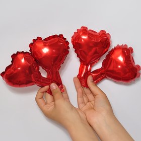 Resim 50 adet 12.7 cm Kalp Şeklinde Alüminyum Folyo Balonlar, Sevgililer Günü, Doğum Günü, Düğün, Nişan, Yılbaşı, Mezuniyet Partisi Dekorasyonu İçin Mylar Alüminyum Film Balonlar - Elektrik Gerektirmez 