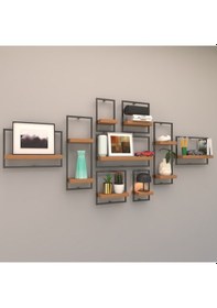 Resim Rafkestir Milano Raf Seti - Model 9 Bambu ( Mat ) 