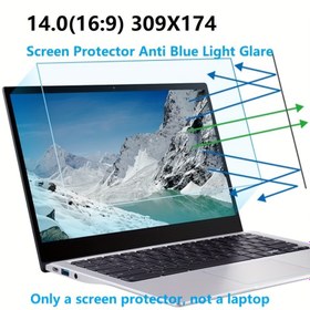 Resim HP 14" Dizüstü Bilgisayarlar/HP Pavilion X360 14/HP Chromebook 14/HP Stream 14/HP ProBook 14 için 14 inç 16:9 Mavi Işık Karşıtı Mat Ekran Koruyucu 