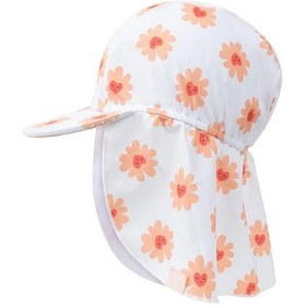 Resim Swim Essentials Yazlık Kız Çocuk Şapka- Flower Ekru - Ekru / 1-2 Yaş 