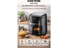 Resim Özbience Hıkıng Serisi HAF-502 Airfryer, Sağlıklı ve Pratik Yemekler Için Ideal 