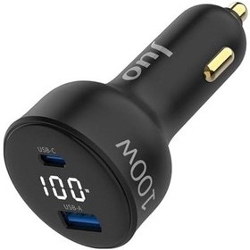 Resim 100w Led Ekranlı Type-c + Usb-a Araç Şarj Aleti & & Notebook Araç İçi Şarj Cihazı 