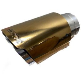 Resim OLED GARAJ AKRAPOVİÇ 89 MM EGZOZ UCU TEK ÇIKIŞ KROM GOLD 1 ADET 