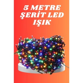 Resim Renkli Her Ortama Uygun 5 Metre LED Işık Renkli Aydınlatma 