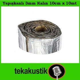 Resim Tekself Alüminyum Kaplı Kauçuk Oto Ses Yalıtım Bandı 3Mm 