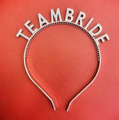 Resim Nessiworld Silver Color Team Bride Crown Plastic – Bride and Bridesmaid Crown 