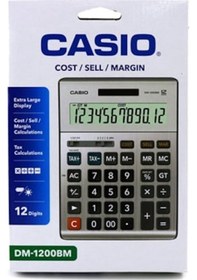 Resim Casio DM-1200FM Masaüstü 12 Hane Hesap Makinesi 
